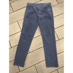Odd Future Blue Corduroy Pants Donut Logo Streetwear Size 30